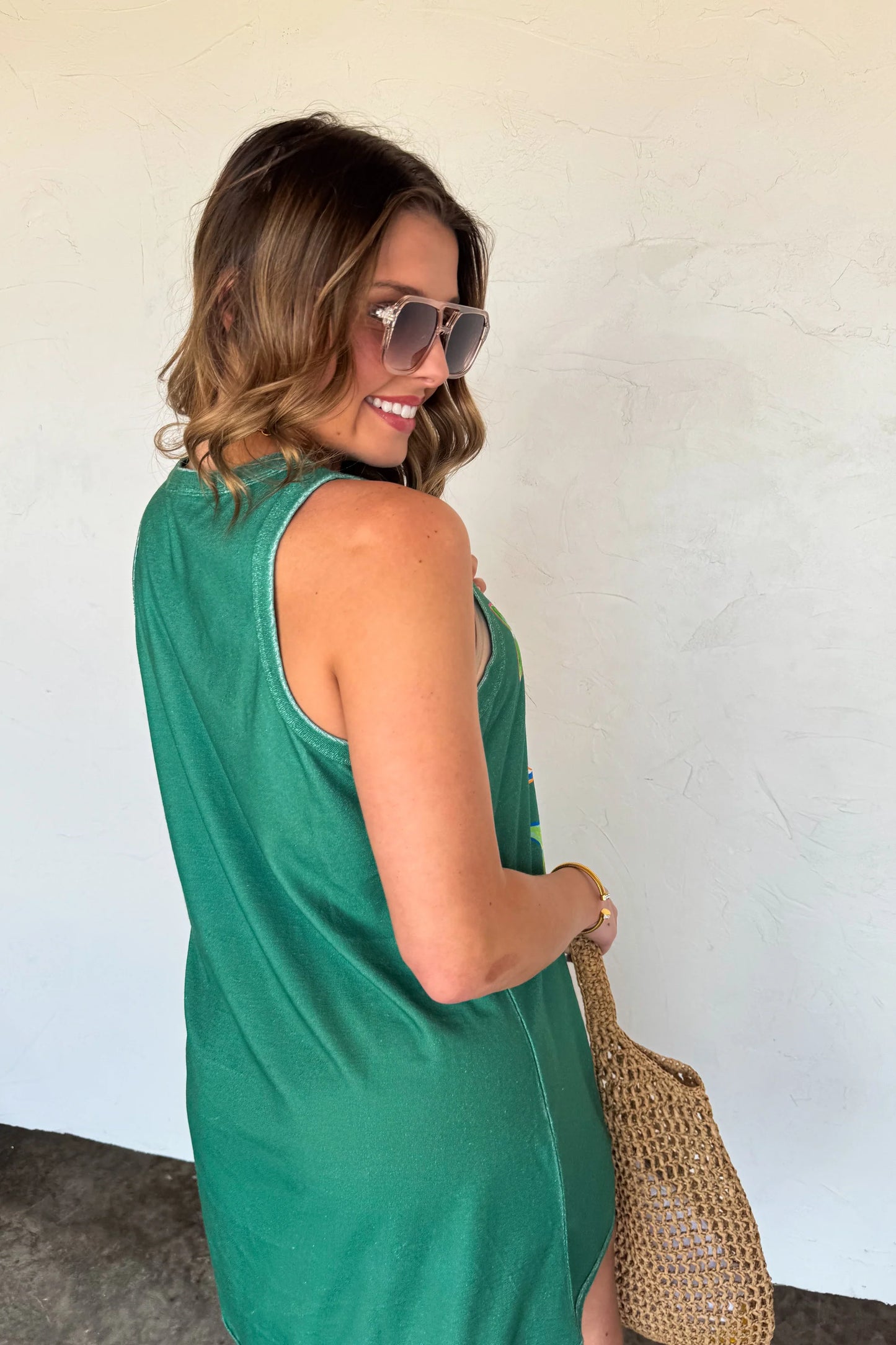 PREORDER: TROPIC LIKE IT’S HOT TERRY DRESS (Ships Week Of 6/30)