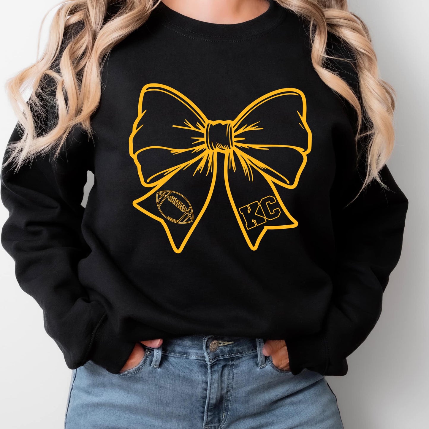 KC Bow Outline Crewneck