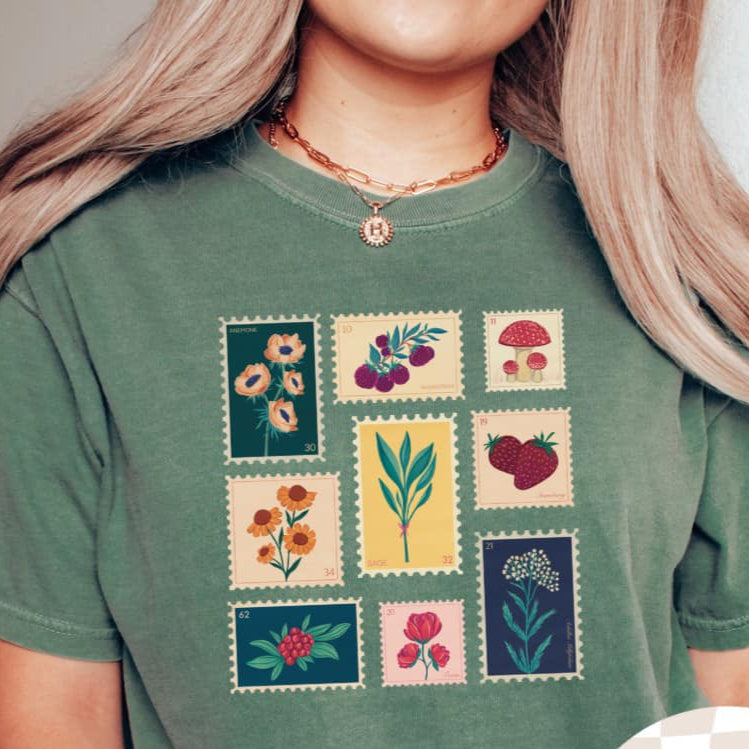 Vintage Stamps Tee