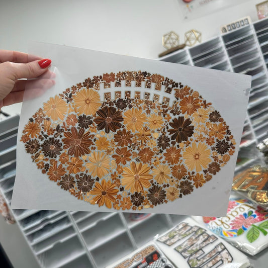 Floral Football Tee