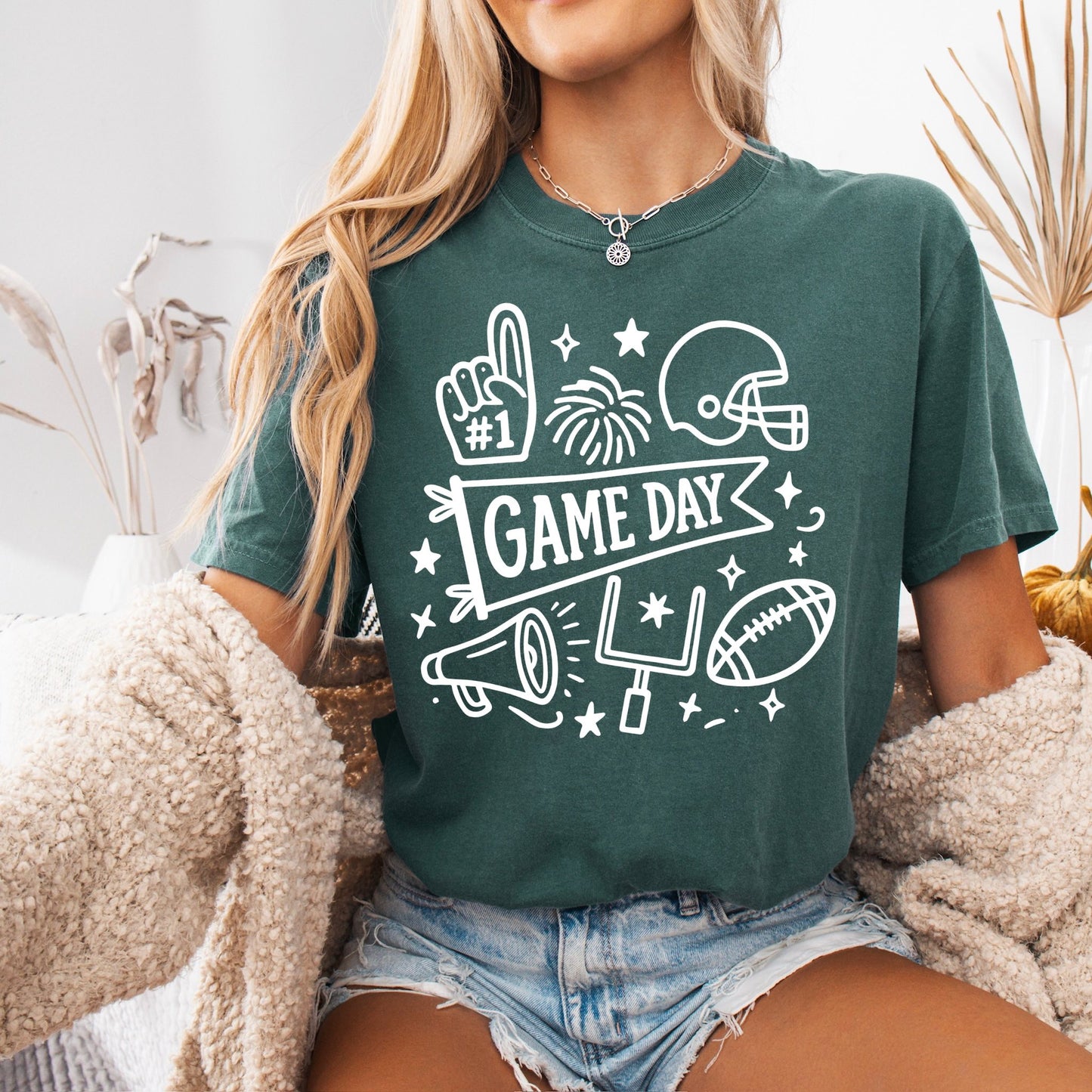 Football Doodles Tee