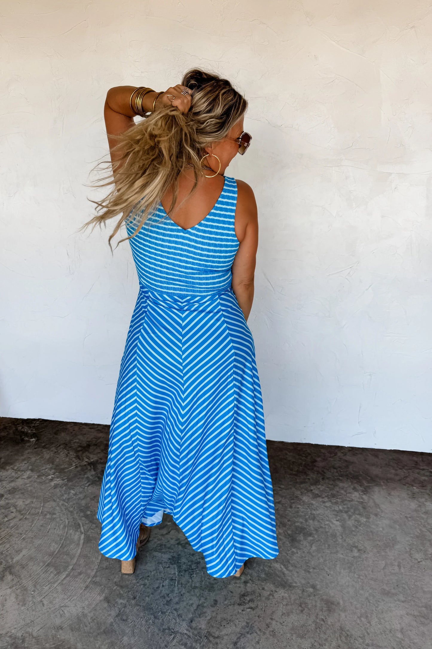 PREORDER: LUCIANA STRIPE DRESS (Ships Week Of 6/30)