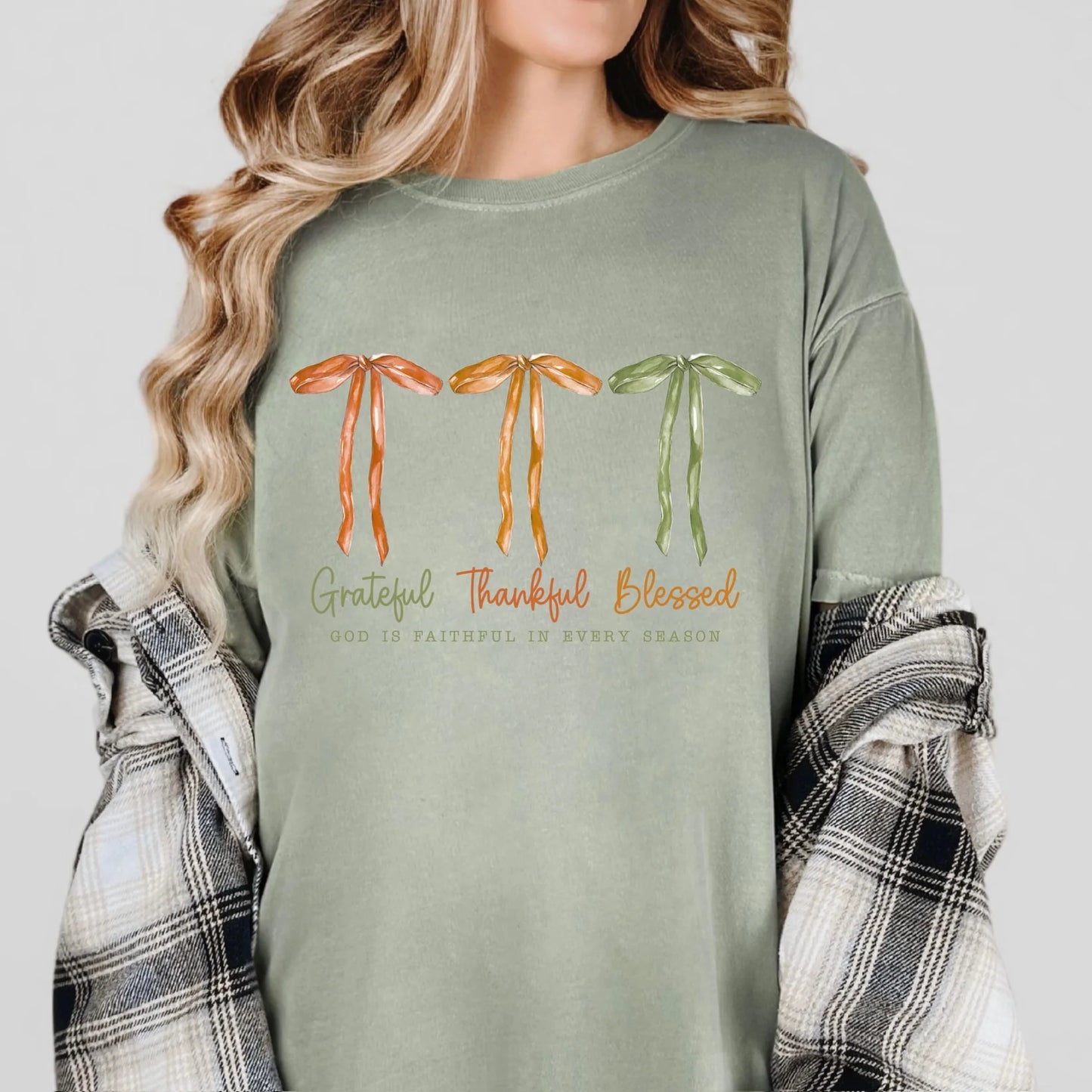Grateful Thankful Blessed Tee