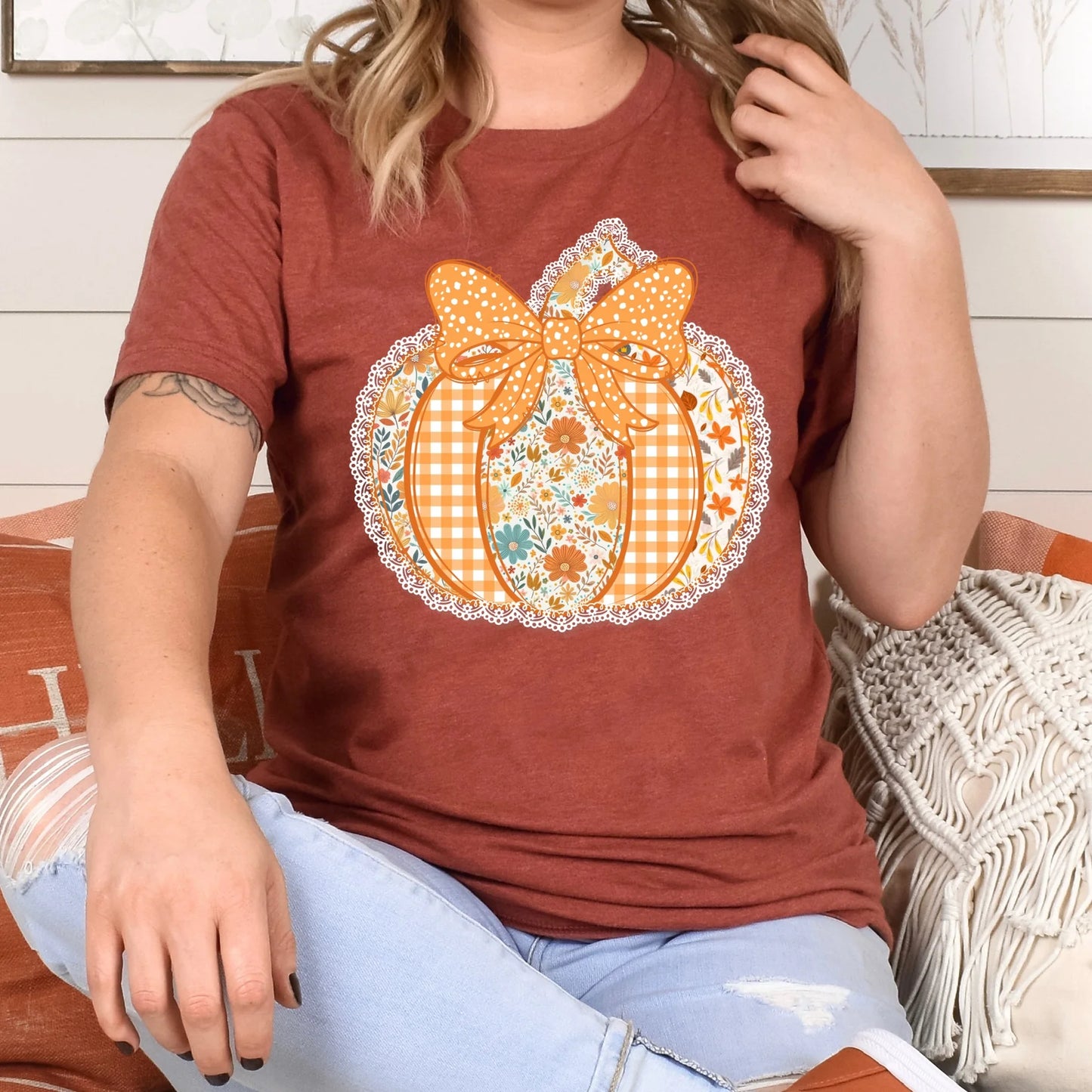 Preppy Pumpkin Tee