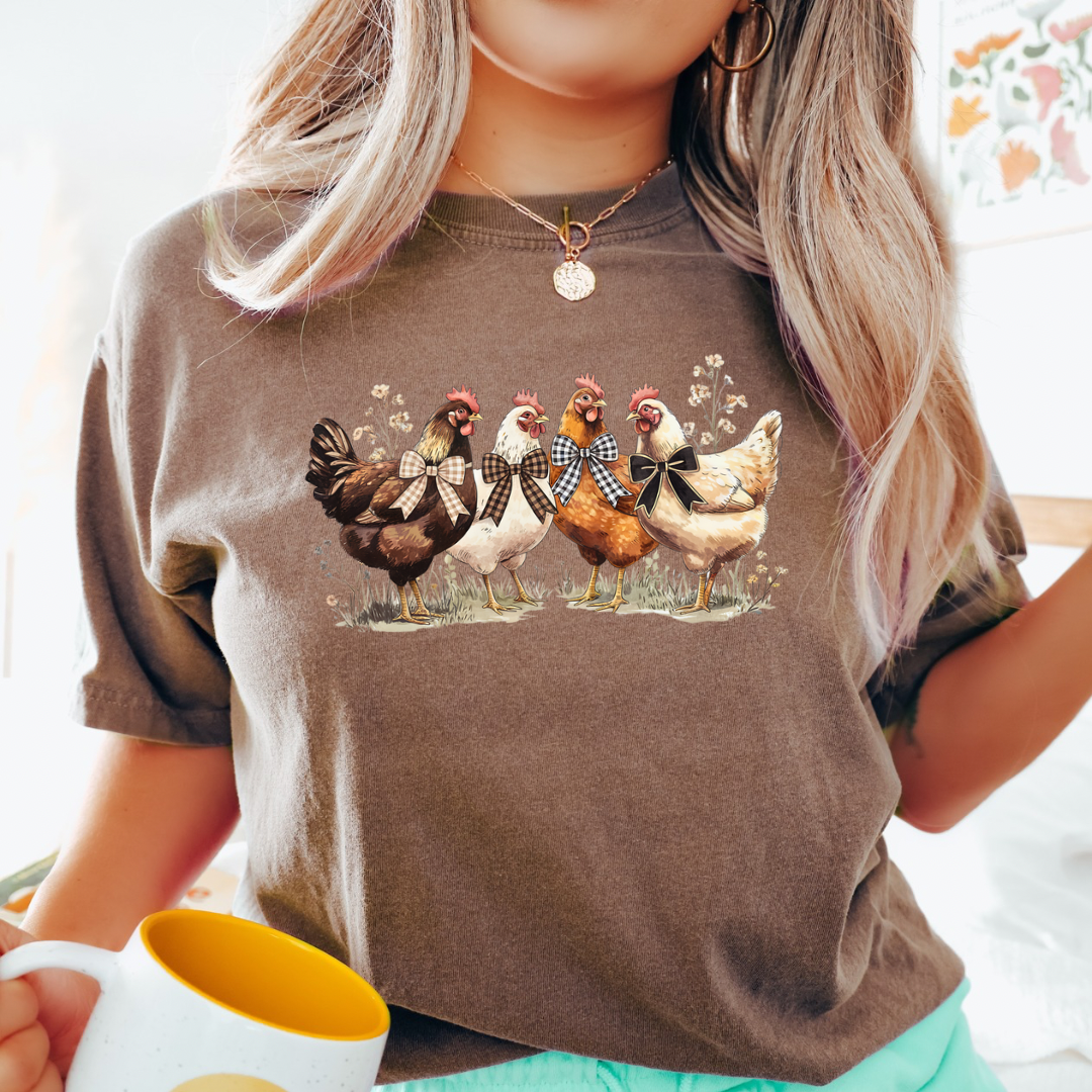 Coquette Chickens Tee