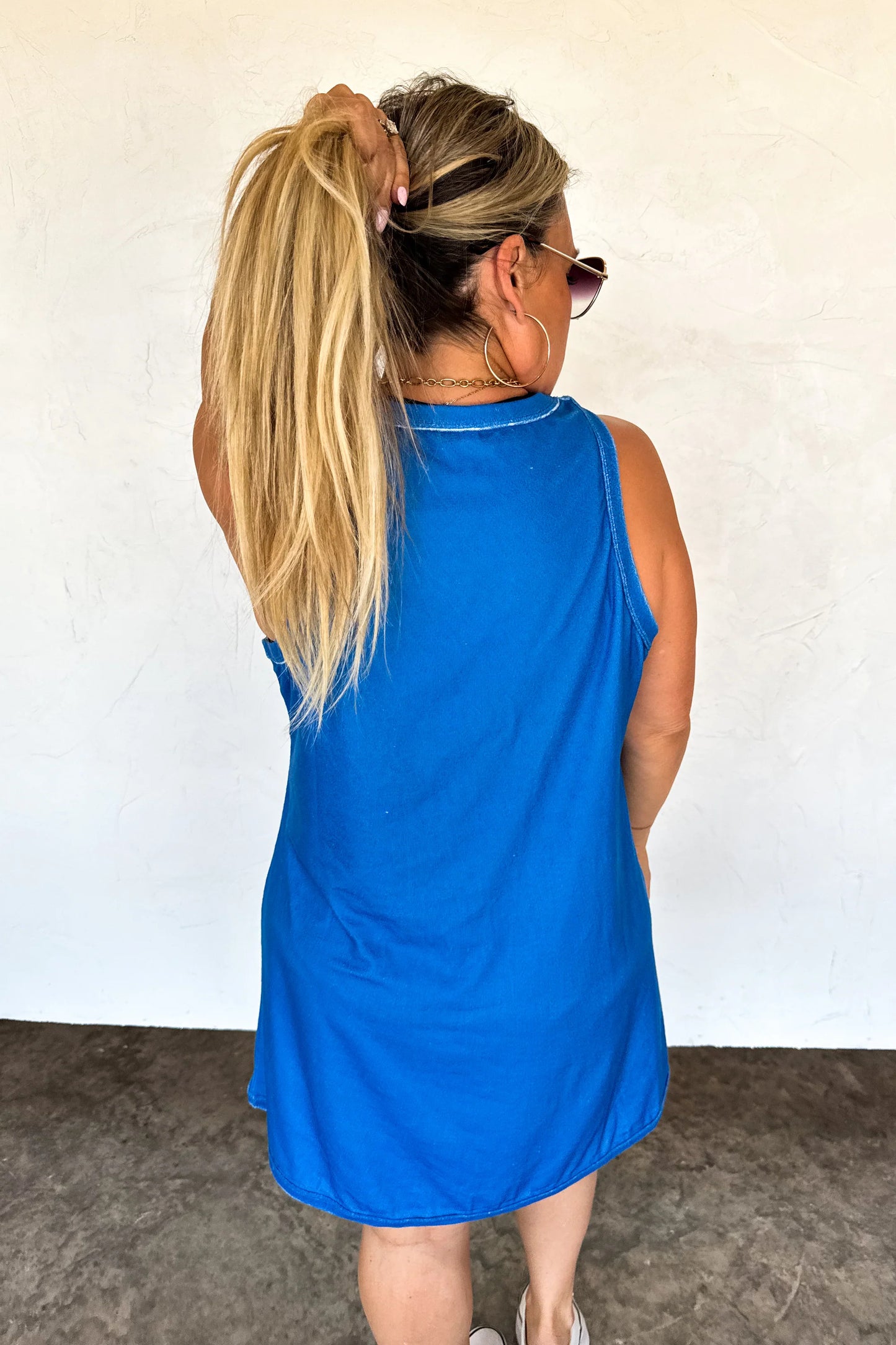 PREORDER: TROPIC LIKE IT’S HOT TERRY DRESS (Ships Week Of 6/30)