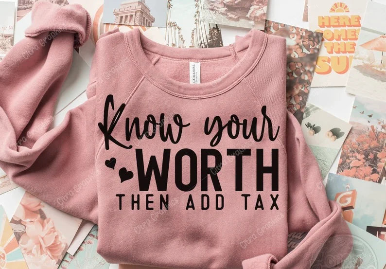 Know Your Worth Crewneck