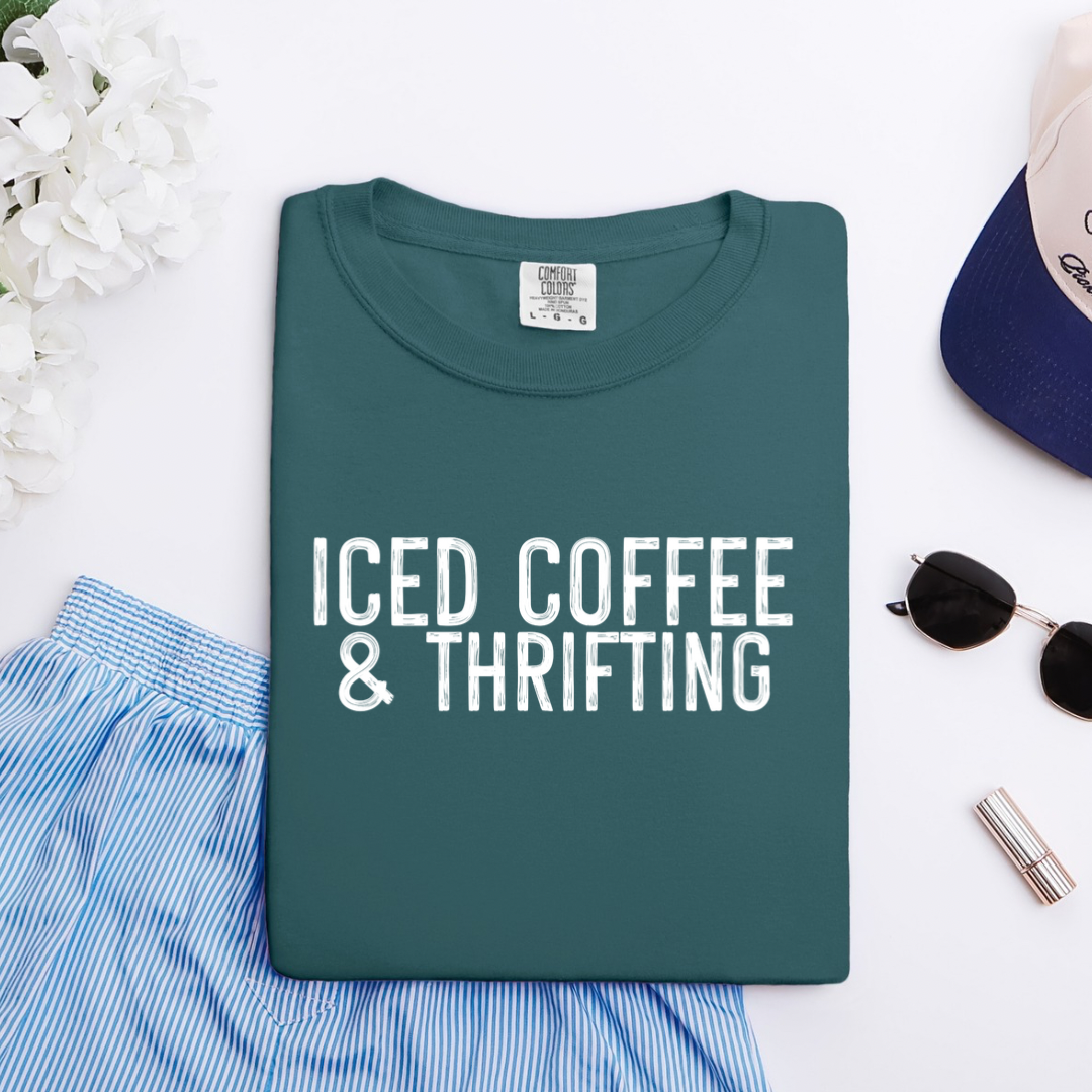 Iced Coffee & Thrifting Tee