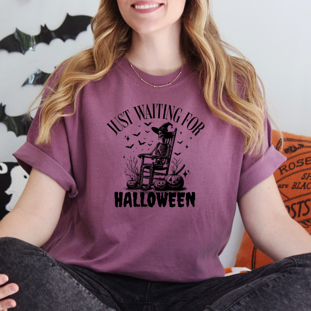 Just Waiting For Halloween Tee