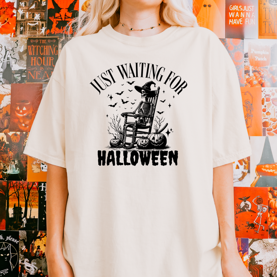 Just Waiting For Halloween Tee