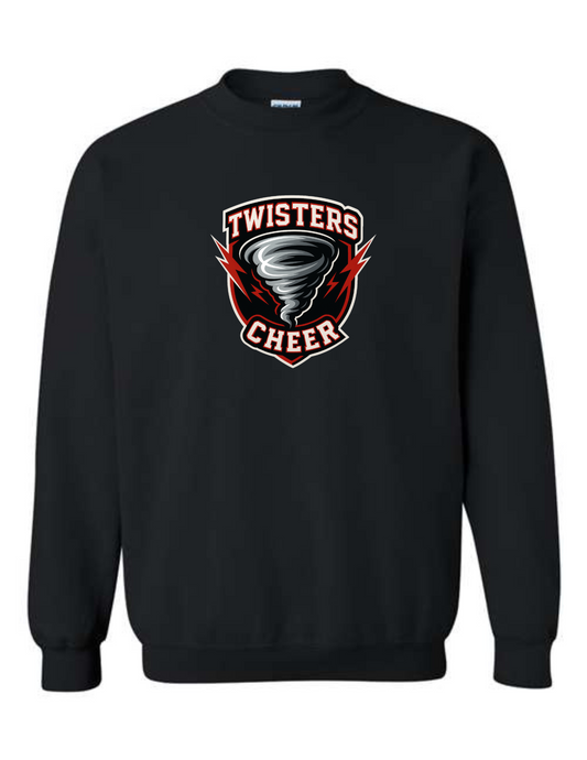 Twisters Cheer Gildan Crewneck Sweatshirt (Ready in 7-14 Business Days)