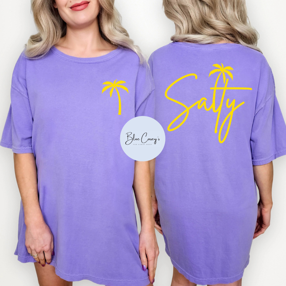 Salty Palm Tree Tee/Tank