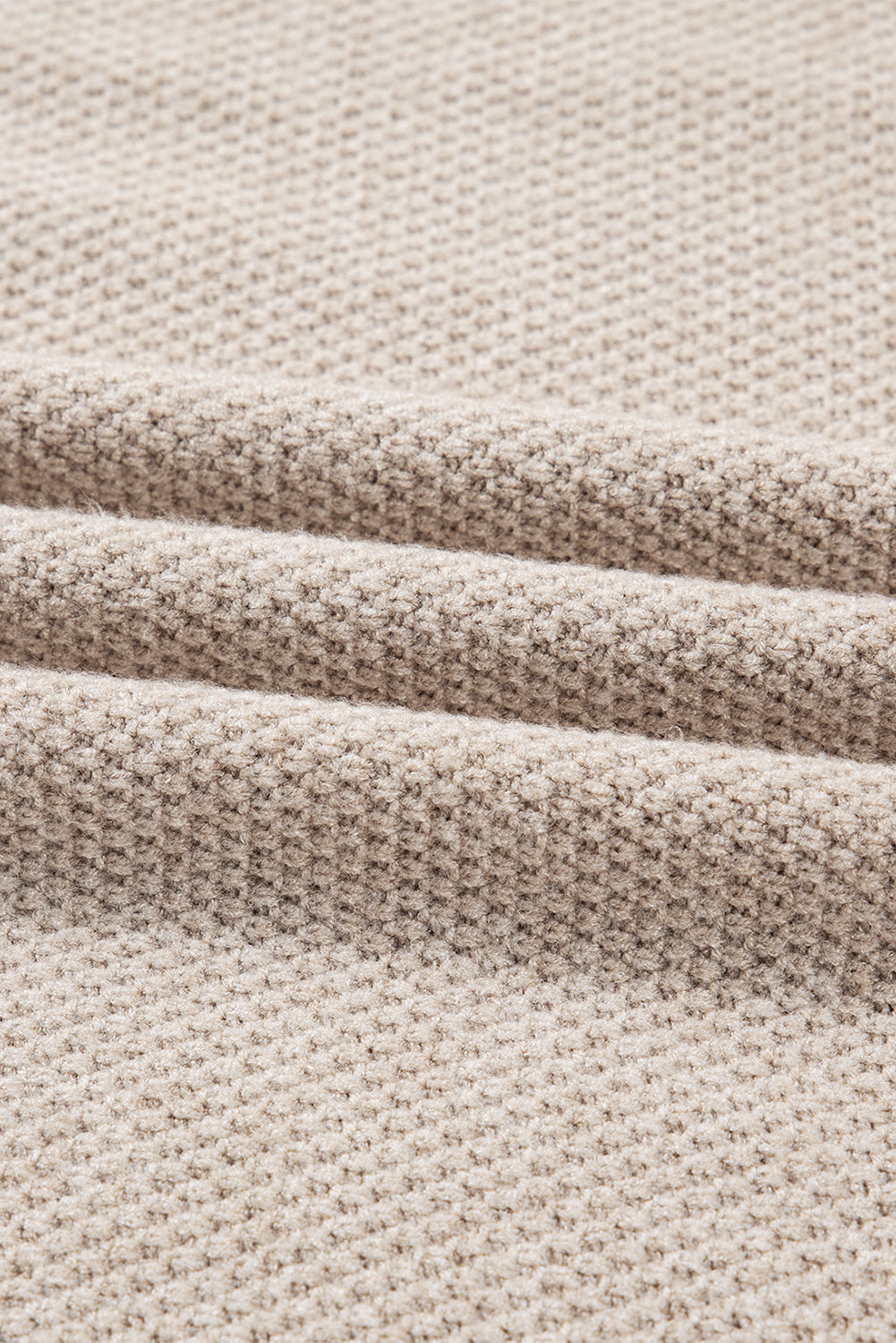 PREORDER: Color Block Knit Striped Sleeve Detail Casual Sweater (Ships in 3-4 weeks)