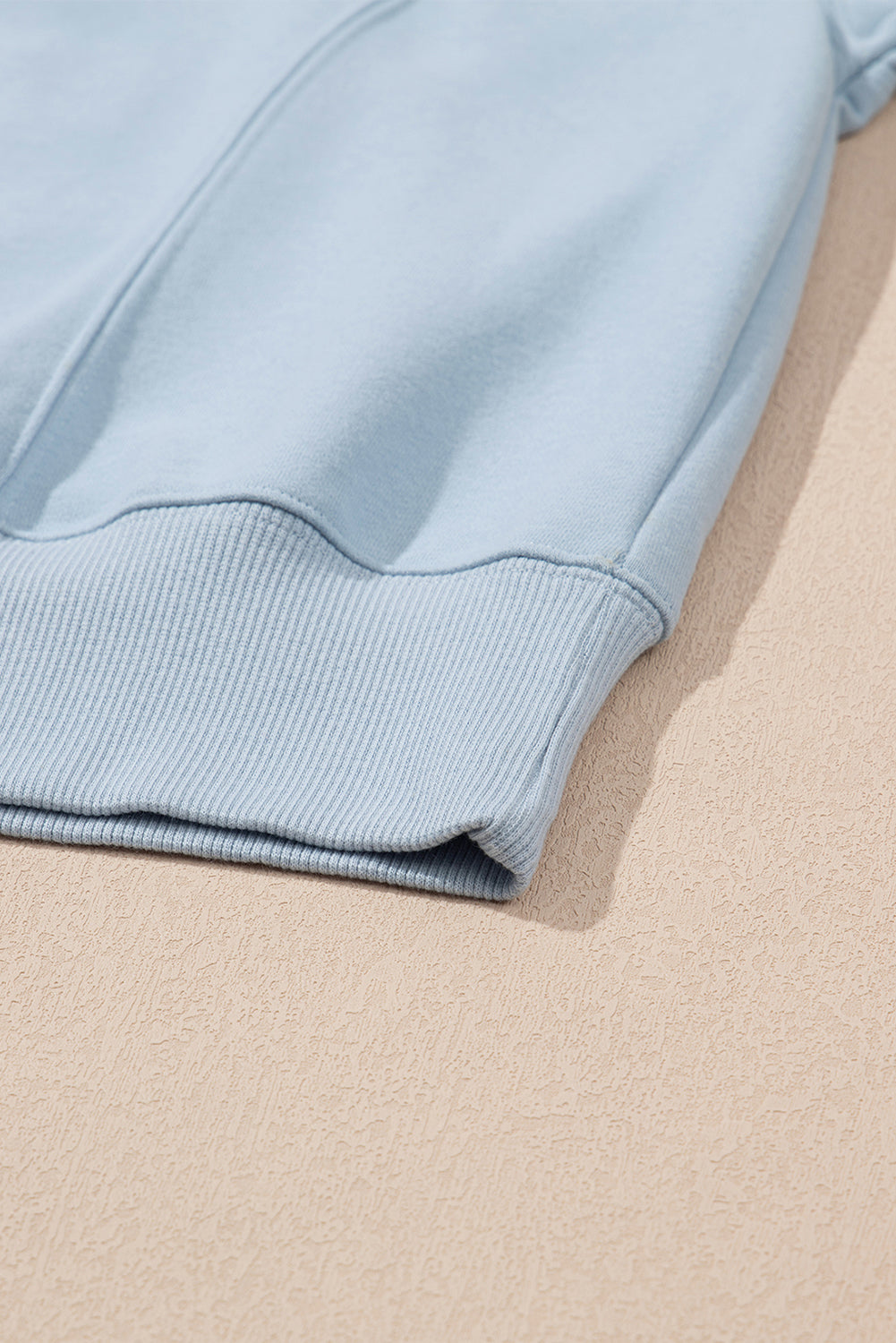 PREORDER: Sky Blue Half Zip up Pullover Active Top and Joggers Set (Ships 3-4 Weeks)