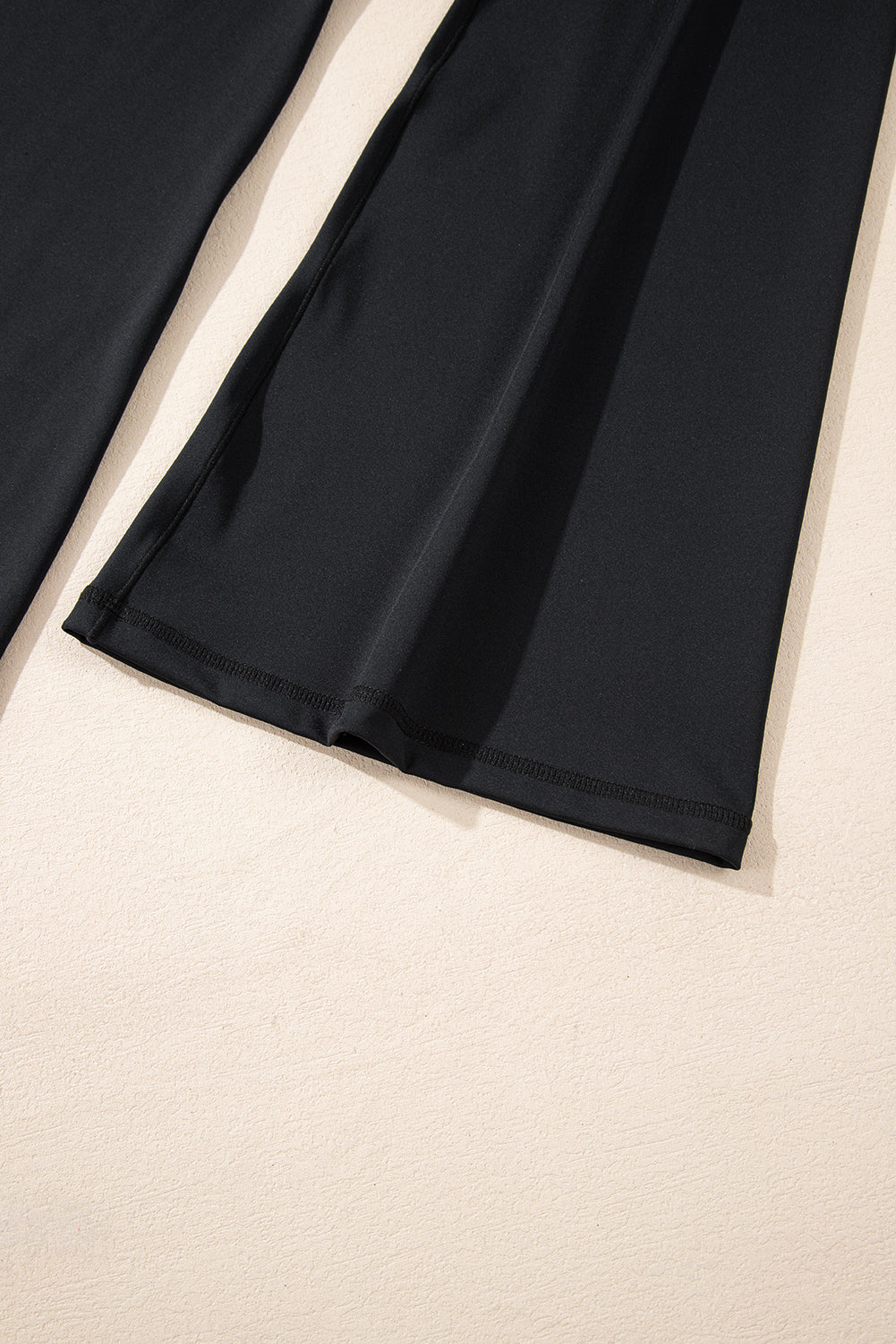 PREORDER: Black V Shape High Waist Flared Leggings (Ships 3-4 Weeks)