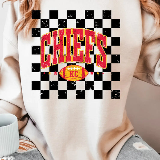 Checkered Chiefs TEE or TANK