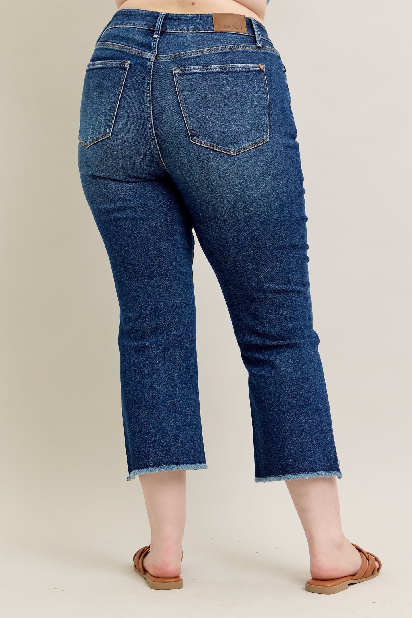 High Waist Dark Wash Kick Flare - Judy Blue Jeans