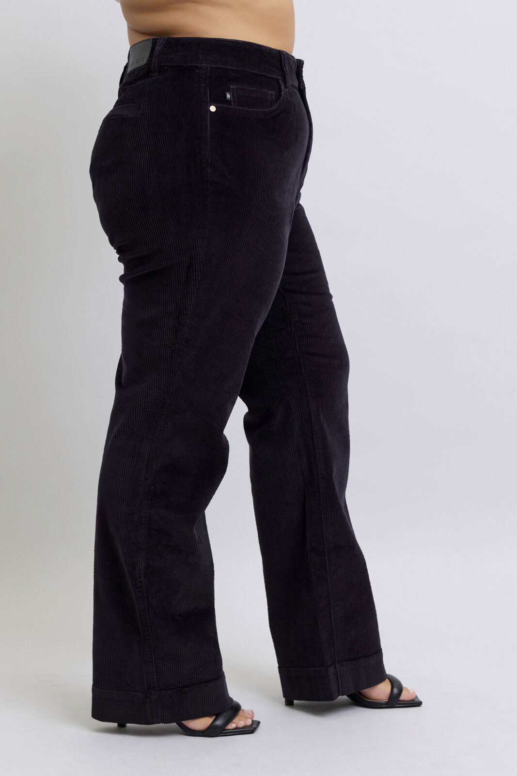 High Waist Corduroy Trouser Wide - Judy Blue Jeans