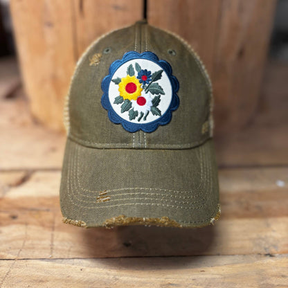 Little Flower Patch Hat
