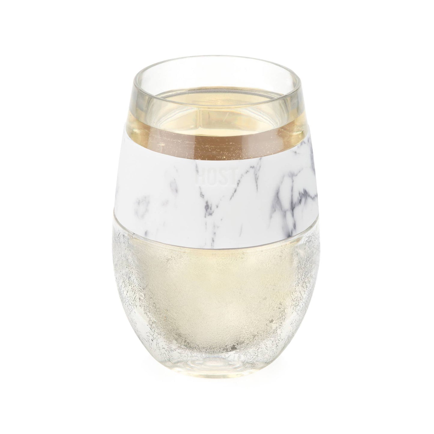 Wine FREEZE™ Cooling Cup Insulated wth Cooling Gel in Marble