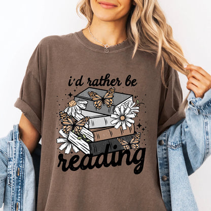 Rather Be Reading Tee