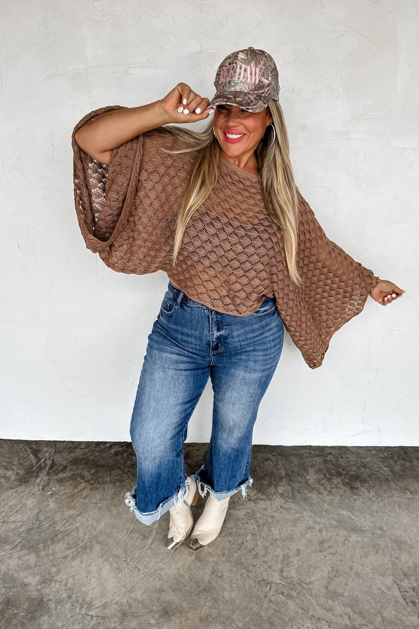 PREORDER: Fall Colors Free Spirit Bell Sleeve Top (Ships Week Of 9/22)
