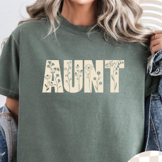 Floral Aunt Tee