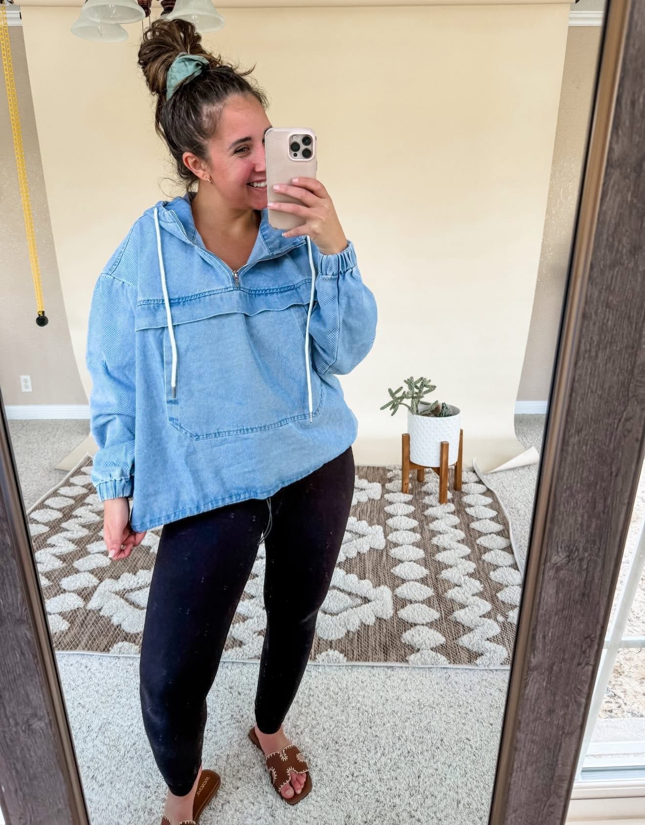 PREORDER: Washed Denim Hoodie (Ships Late October/Early November)