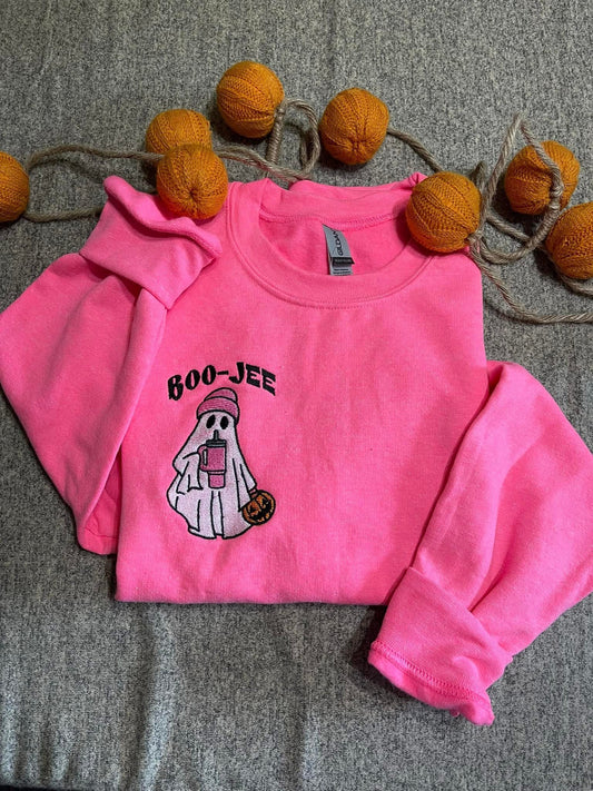 PREORDER: Embroidered Boo-Jee Crewneck (Ships in 3-4 weeks)