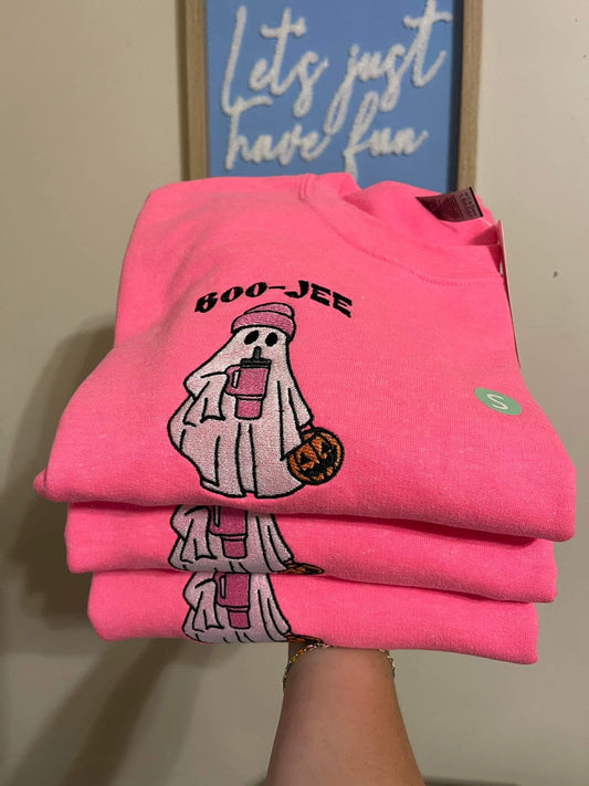 PREORDER: Embroidered Boo-Jee Crewneck (Ships in 3-4 weeks)