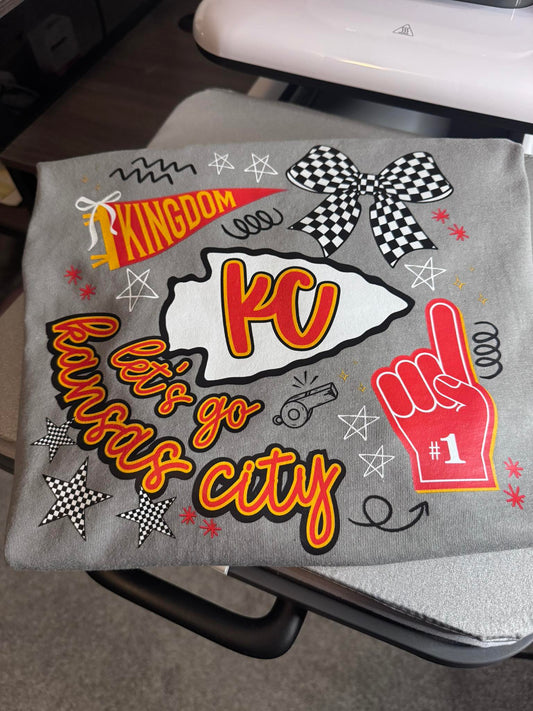 PREORDER: Let's Go Kansas City Collage Tee (Ships in 2-3 Weeks)