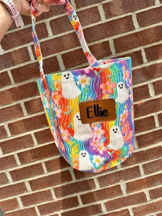 PREORDER: Personalized Halloween Tote (Ships 14-28 Business Days)
