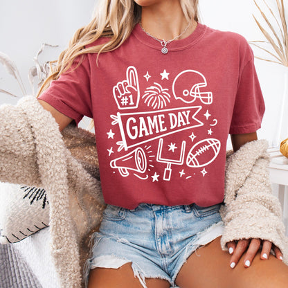Football Doodles Tee