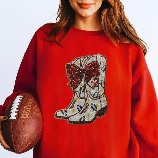 Kansas City Boots Chenille Patch Crewneck