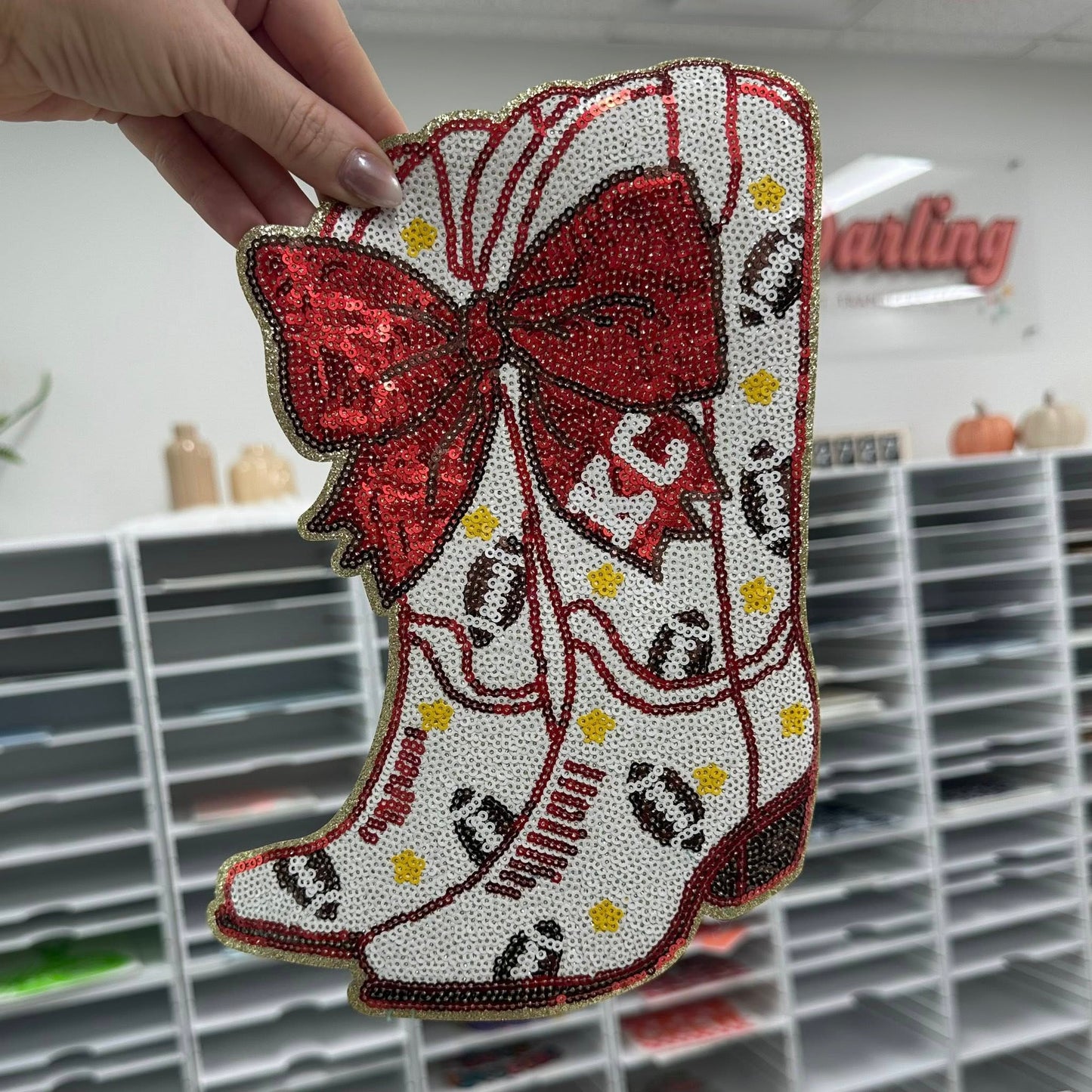 Kansas City Boots Chenille Patch Crewneck