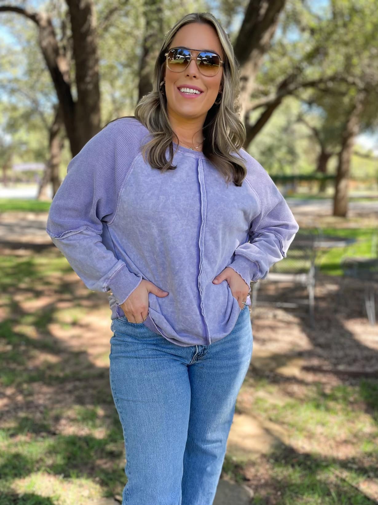 PREORDER: Best Selling Elliott Exposed Seam Sweatshirt in Five Colors (Ships 2-3 Weeks)