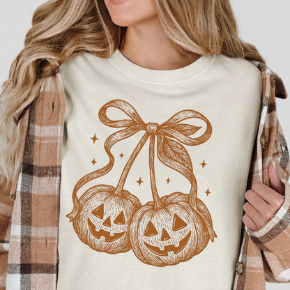 Metallic Copper Pumpkin Tee