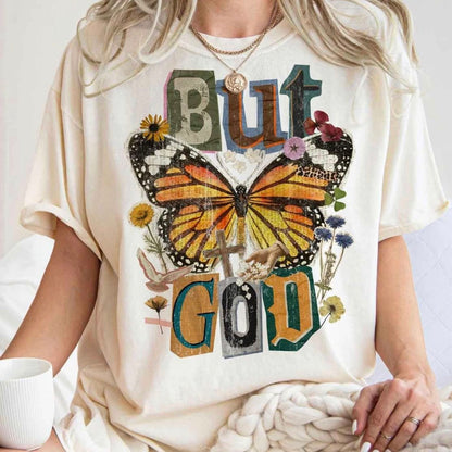 But God Butterfly Tee