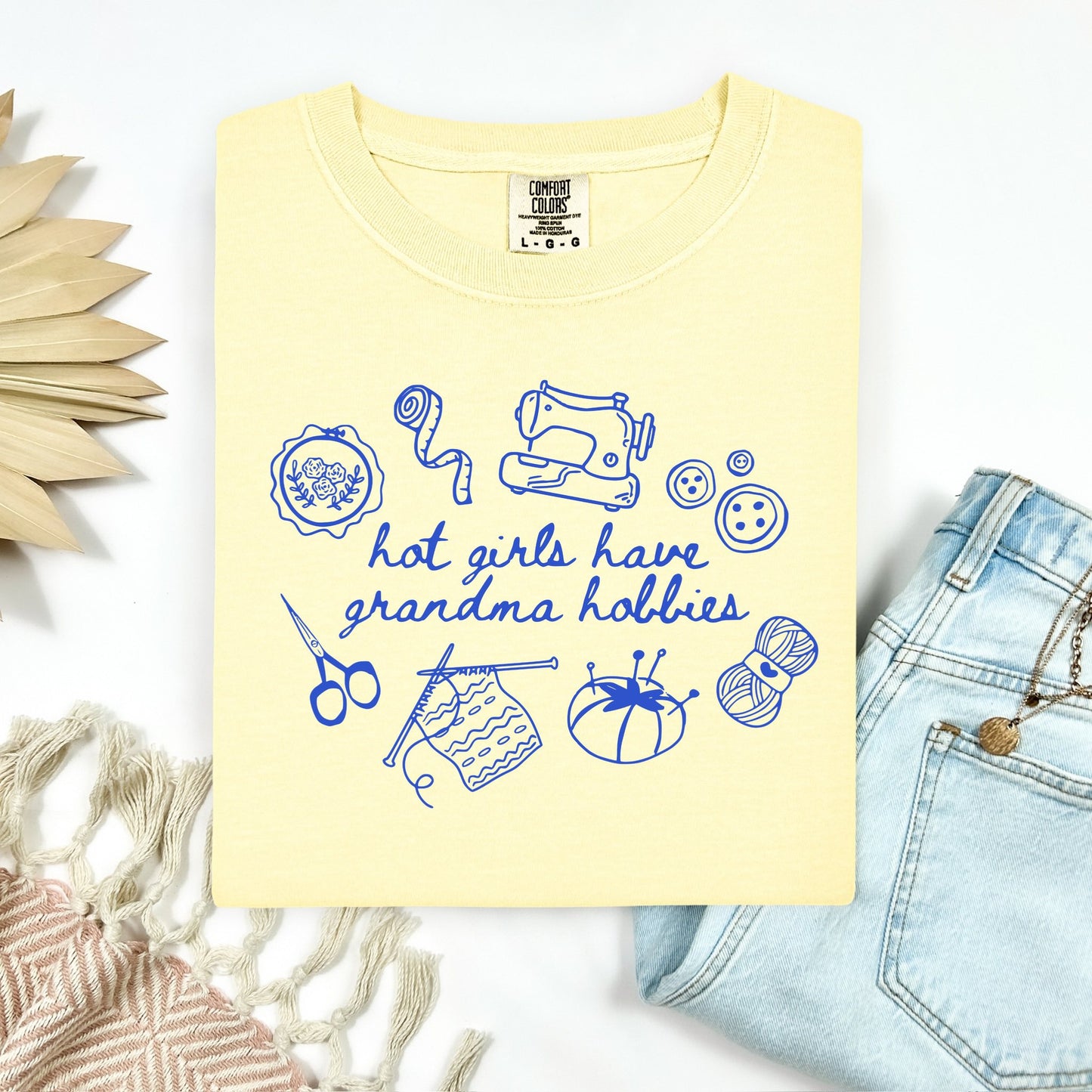 Hot Girls Grandma Hobbies Tee