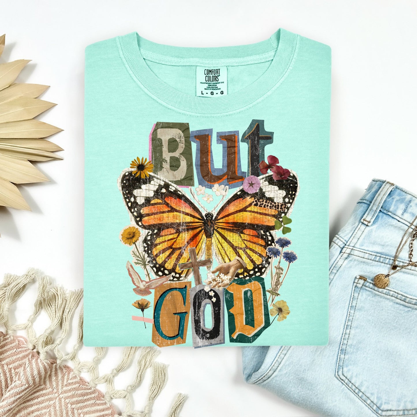 But God Butterfly Tee