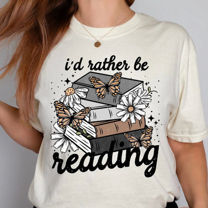 Rather Be Reading Tee