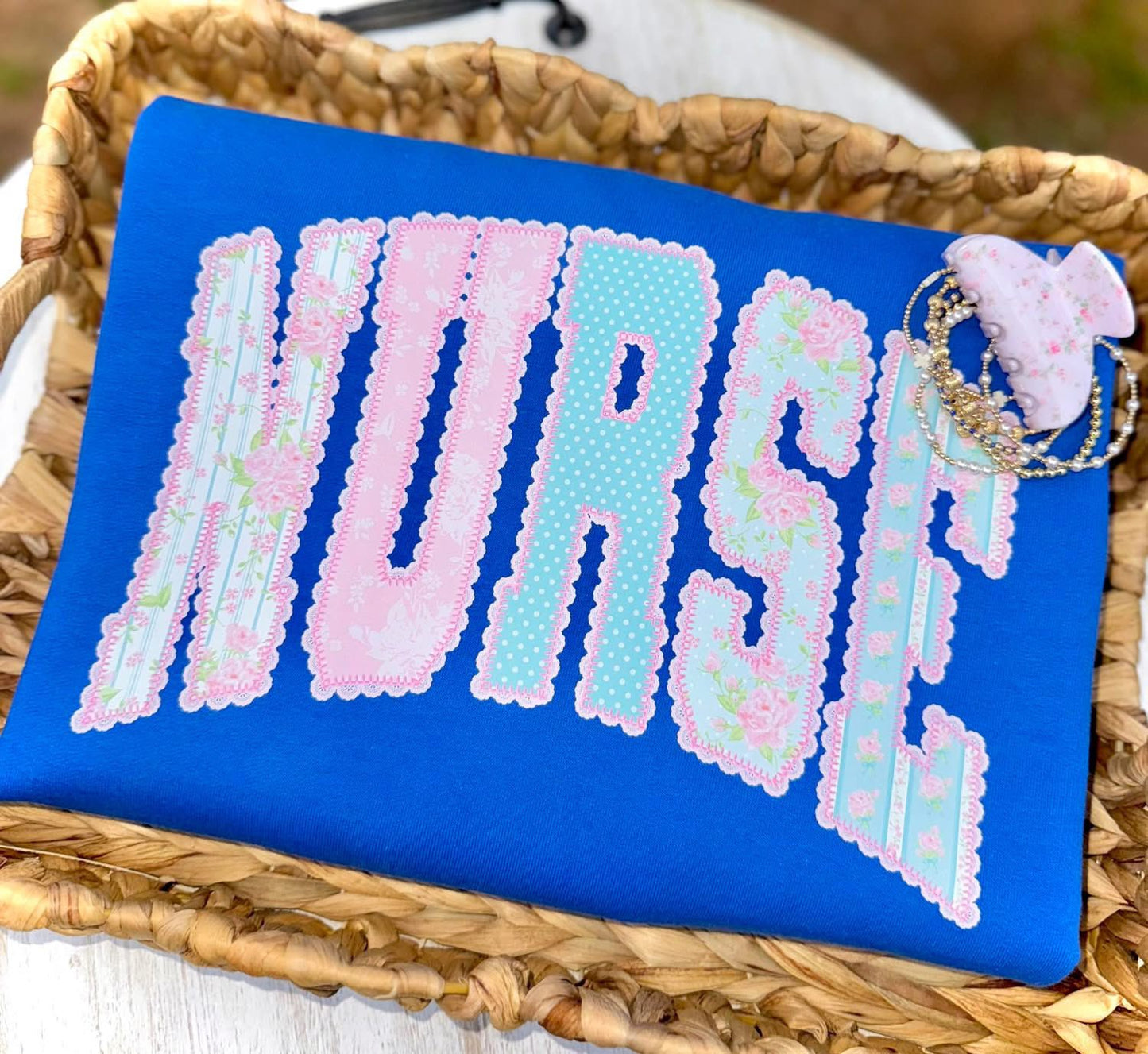 Nurse Faux Lace Tee