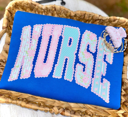 Nurse Faux Lace Tee