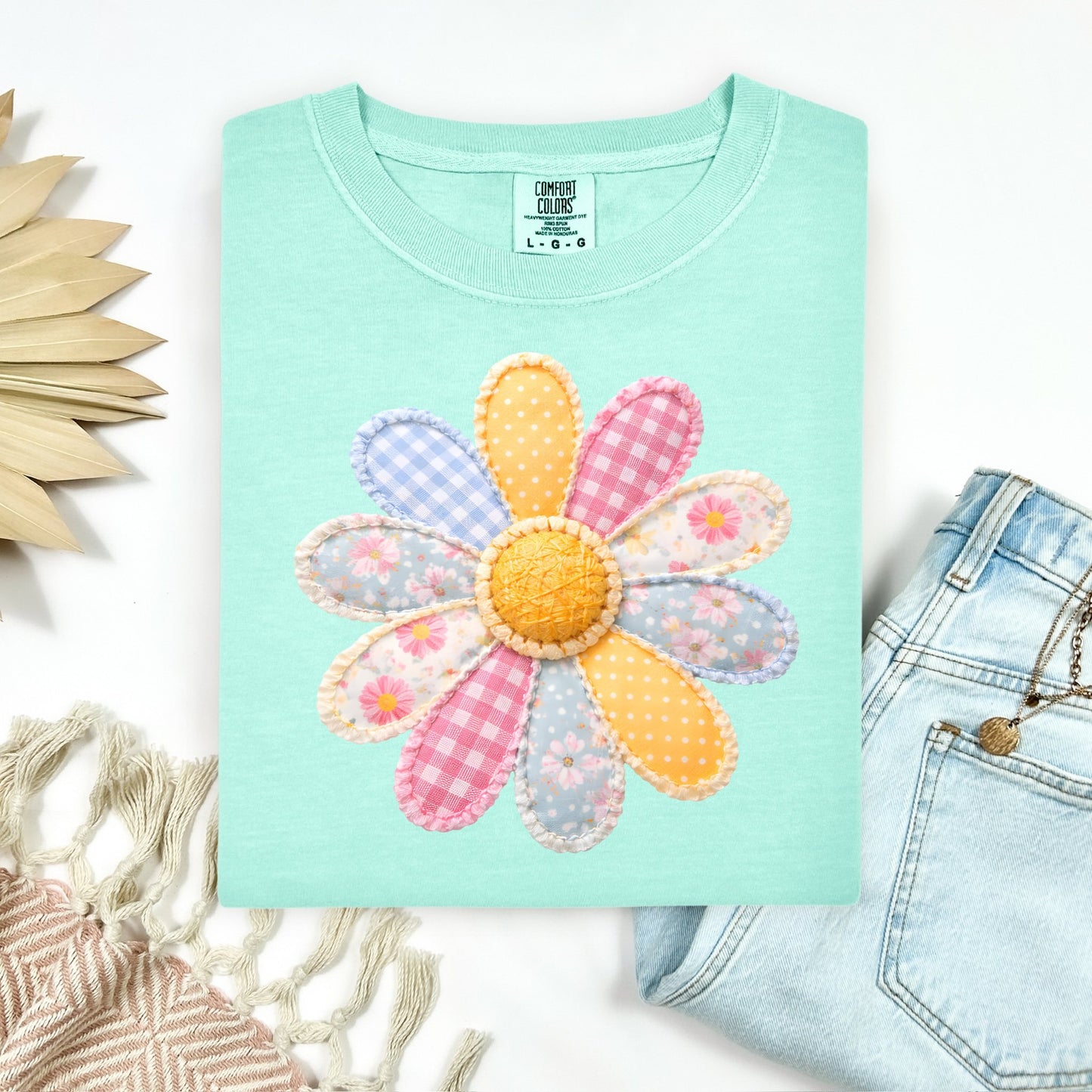 Faux Flower Patch Tee