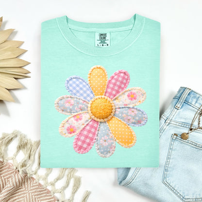 Faux Flower Patch Tee