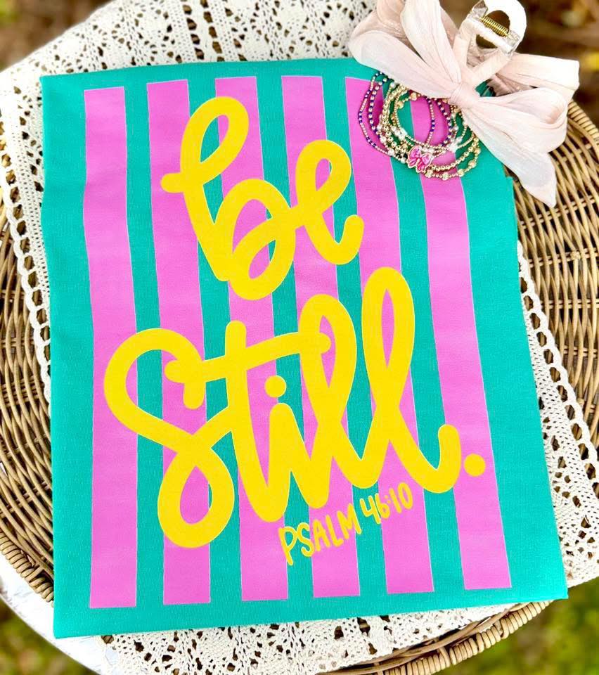 Be Still Stripe Tee