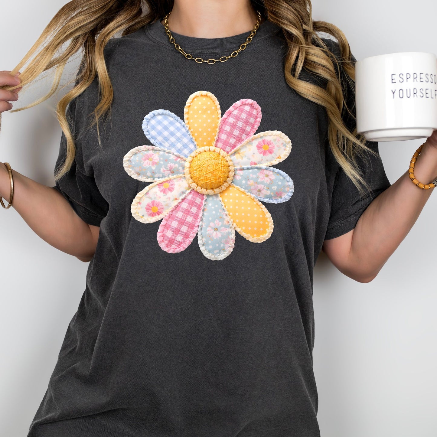 Faux Flower Patch Tee