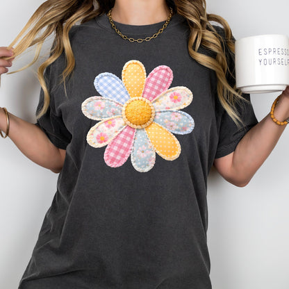 Faux Flower Patch Tee