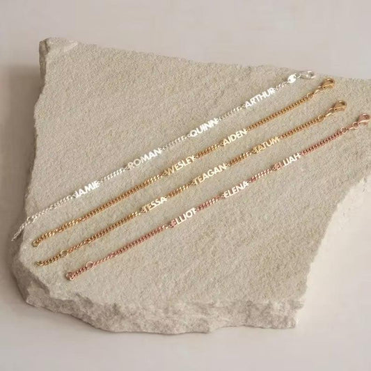 PREORDER: Custom Name Bracelet (Ships in 30-35 Business Days)