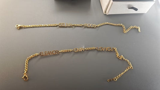 PREORDER: Custom Name Bracelet (Ships in 30-35 Business Days)